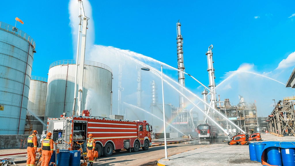 直擊火災滅火救援演練現場