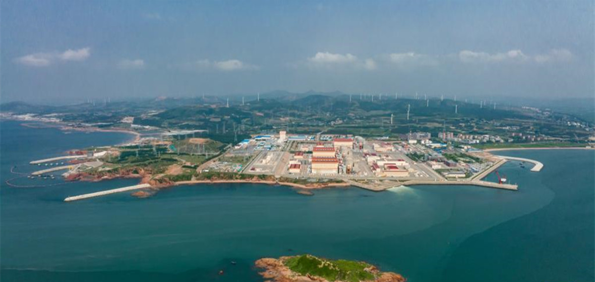 全面投產后的遼寧紅沿河核電站