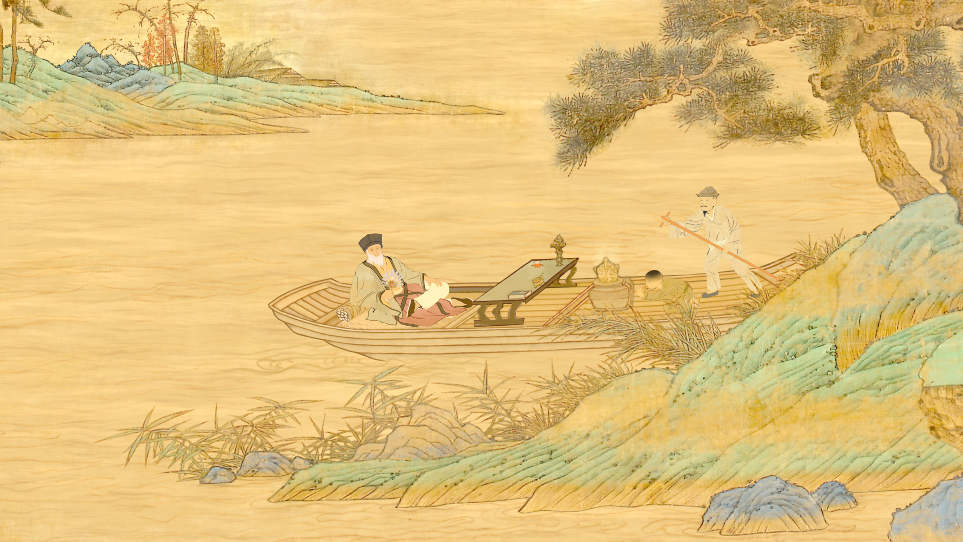 乘船、烹茶、賞山水……看古人郊游怎么玩？